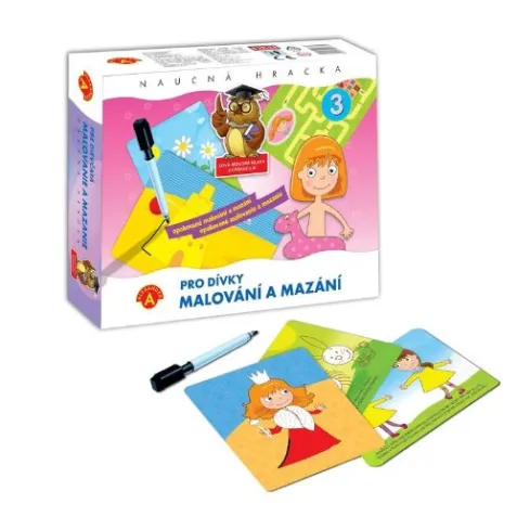 Malování a mazání - pro dívky