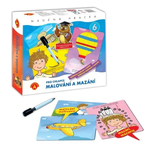 Malování a mazání - pro chlapce