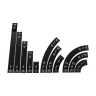 Maneuver templates for X-Wing