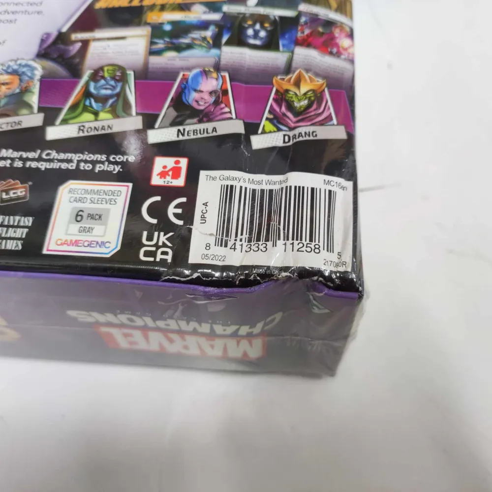 Marvel Champions: The Galaxy's Most Wanted - damaged packaging