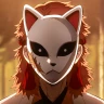 Demon Slayer Mask - Sabito