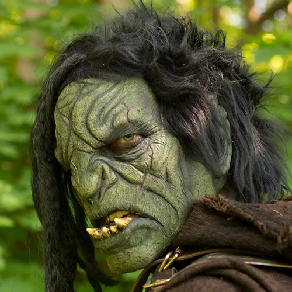 Orc Slayer Mask with Dreads