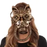 Maska Steampunk - Mačka s plynovou maskou