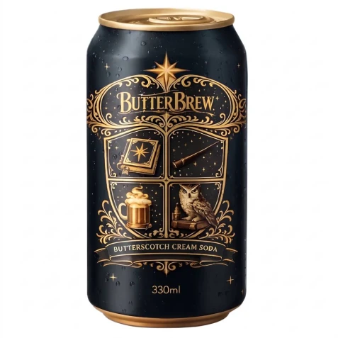 Butterscotch Beer in a can