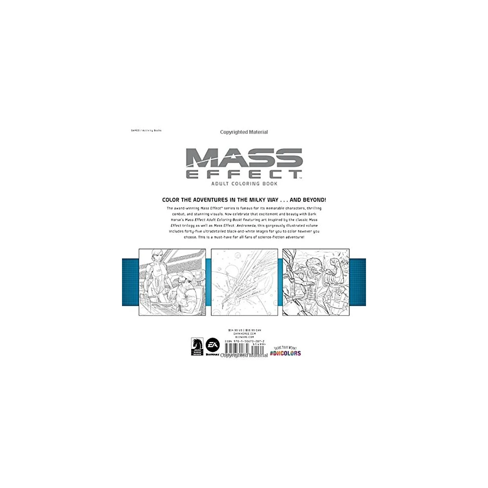 Mass Effect - omalovánky