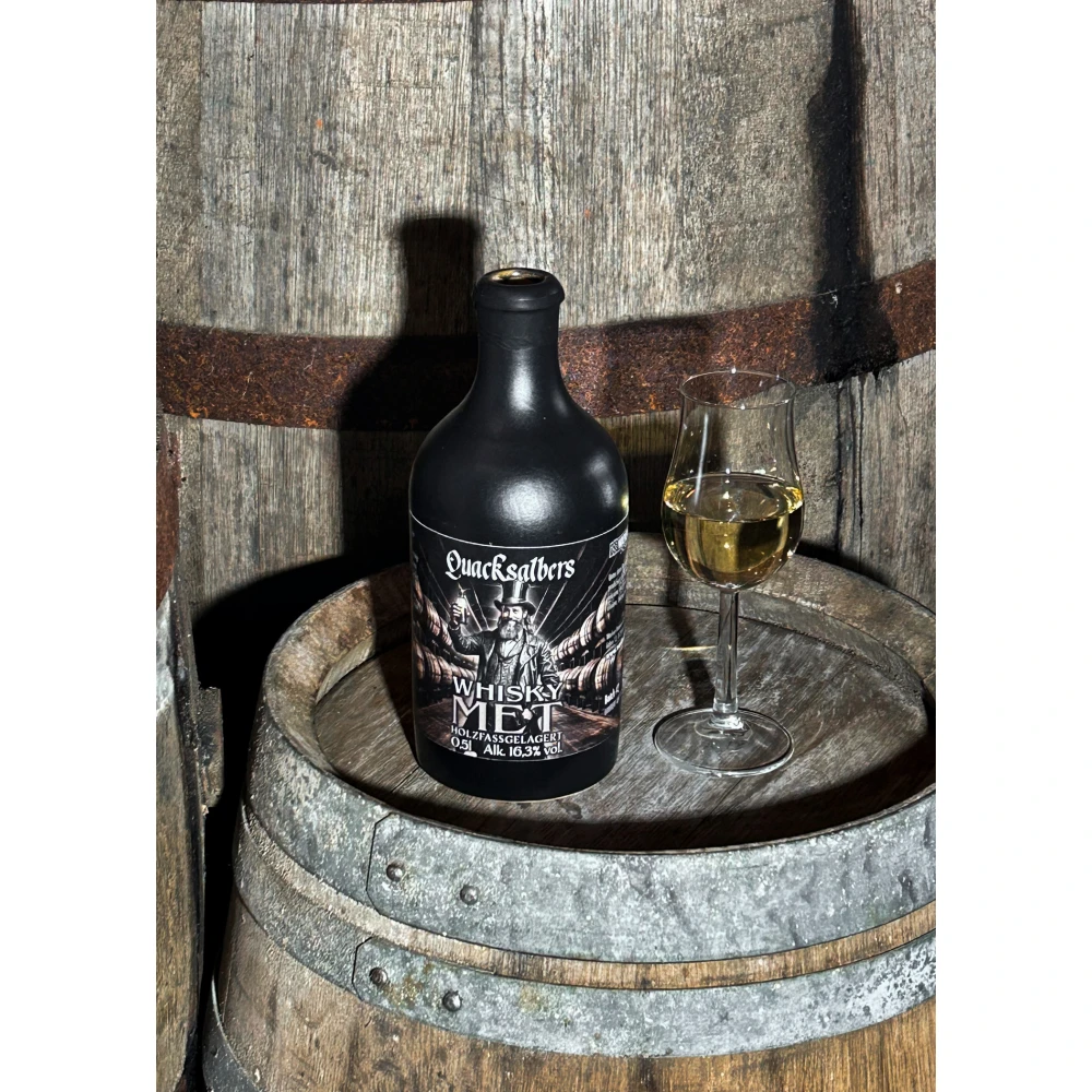 Medovina Quacksalbers Whisky Mead 0,5l