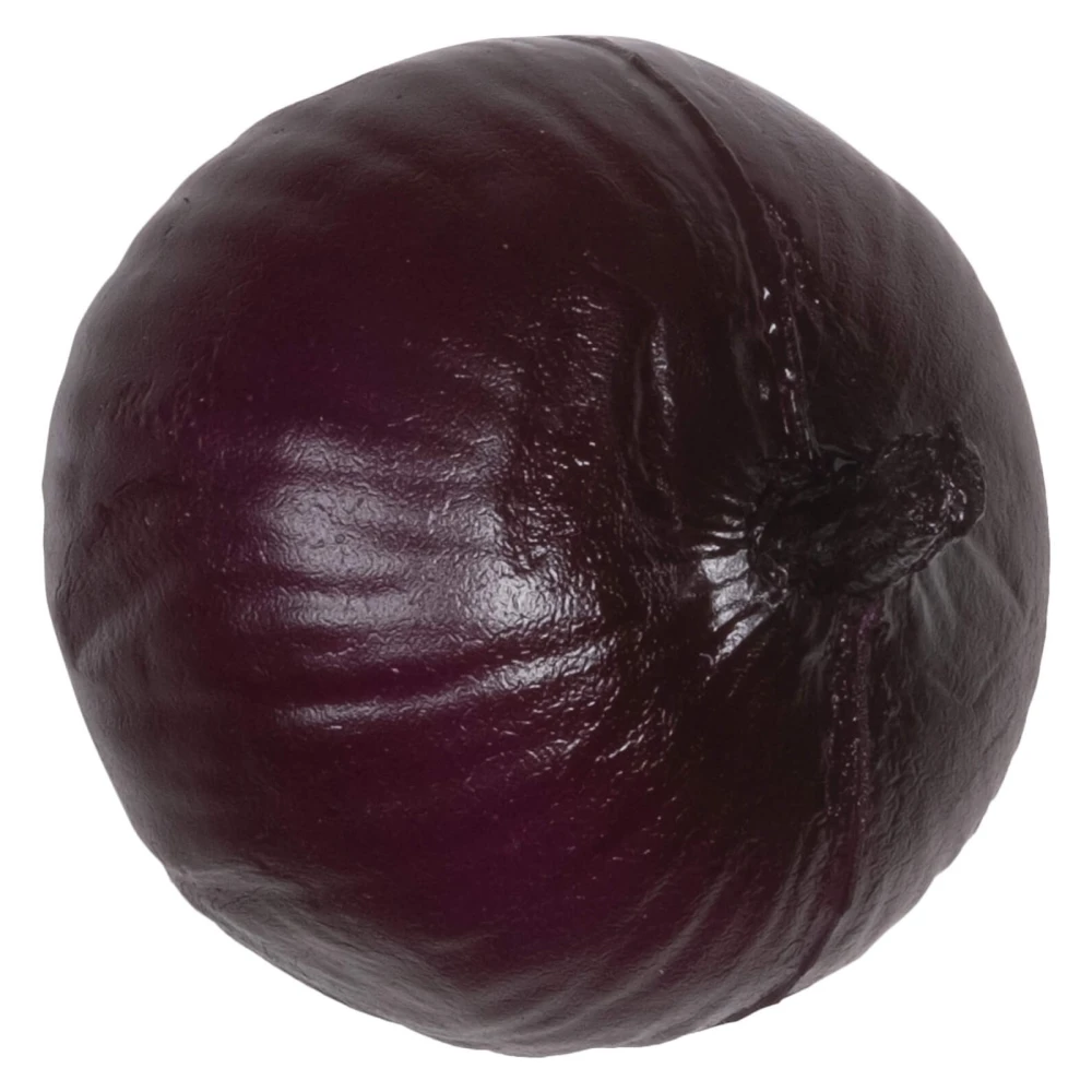 Gepolsterte rote Zwiebel