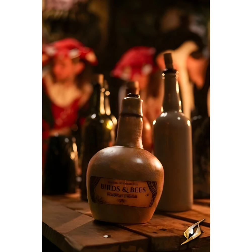 Gepolsterte Metflasche - Birds & Bees