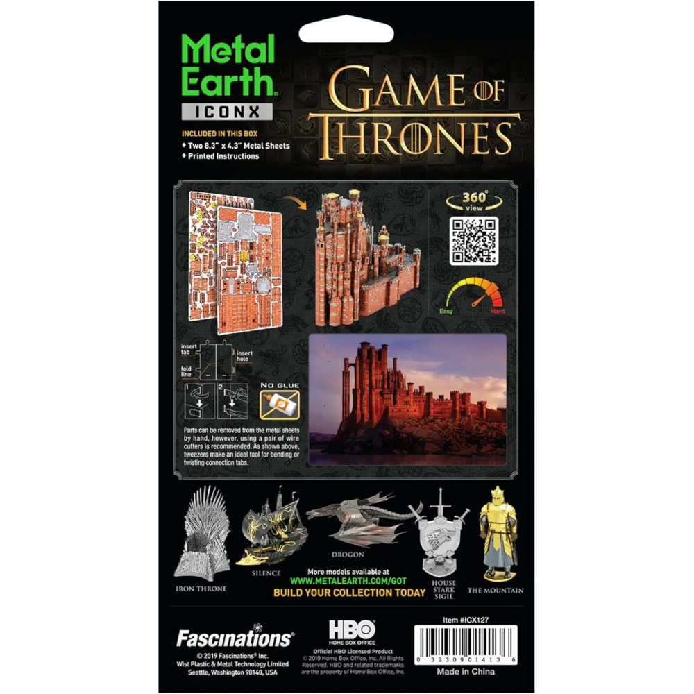 Metal Earth 3D-Puzzle - Game of Thrones: Red Keep