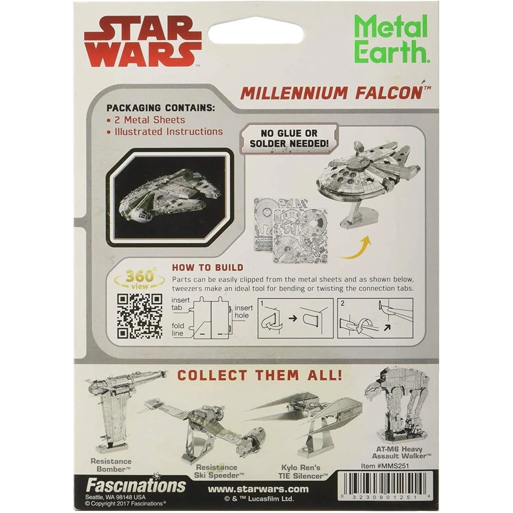 Metal Earth 3D Puzzle - Star Wars: Millennium Falcon