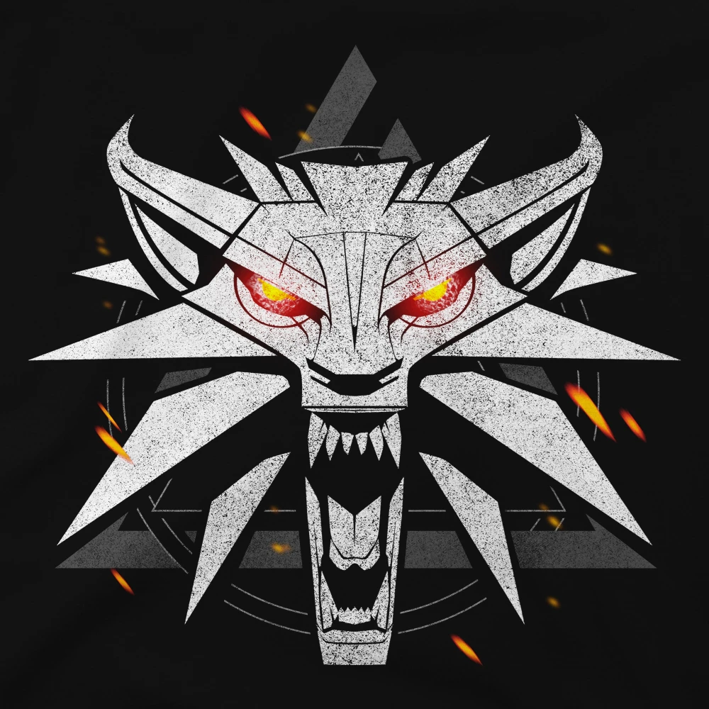 Mikina Zaklínač - White Wolf