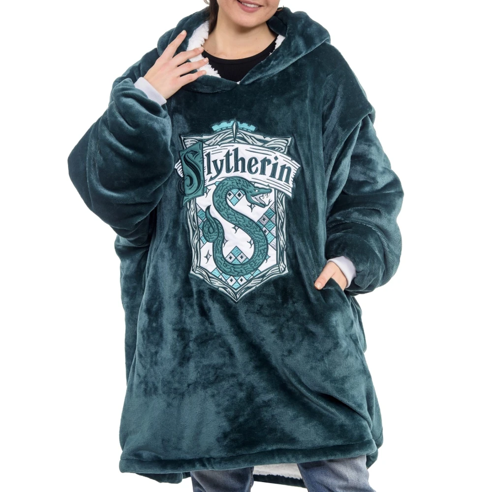 Mikinová deka Harry Potter - Slizolin