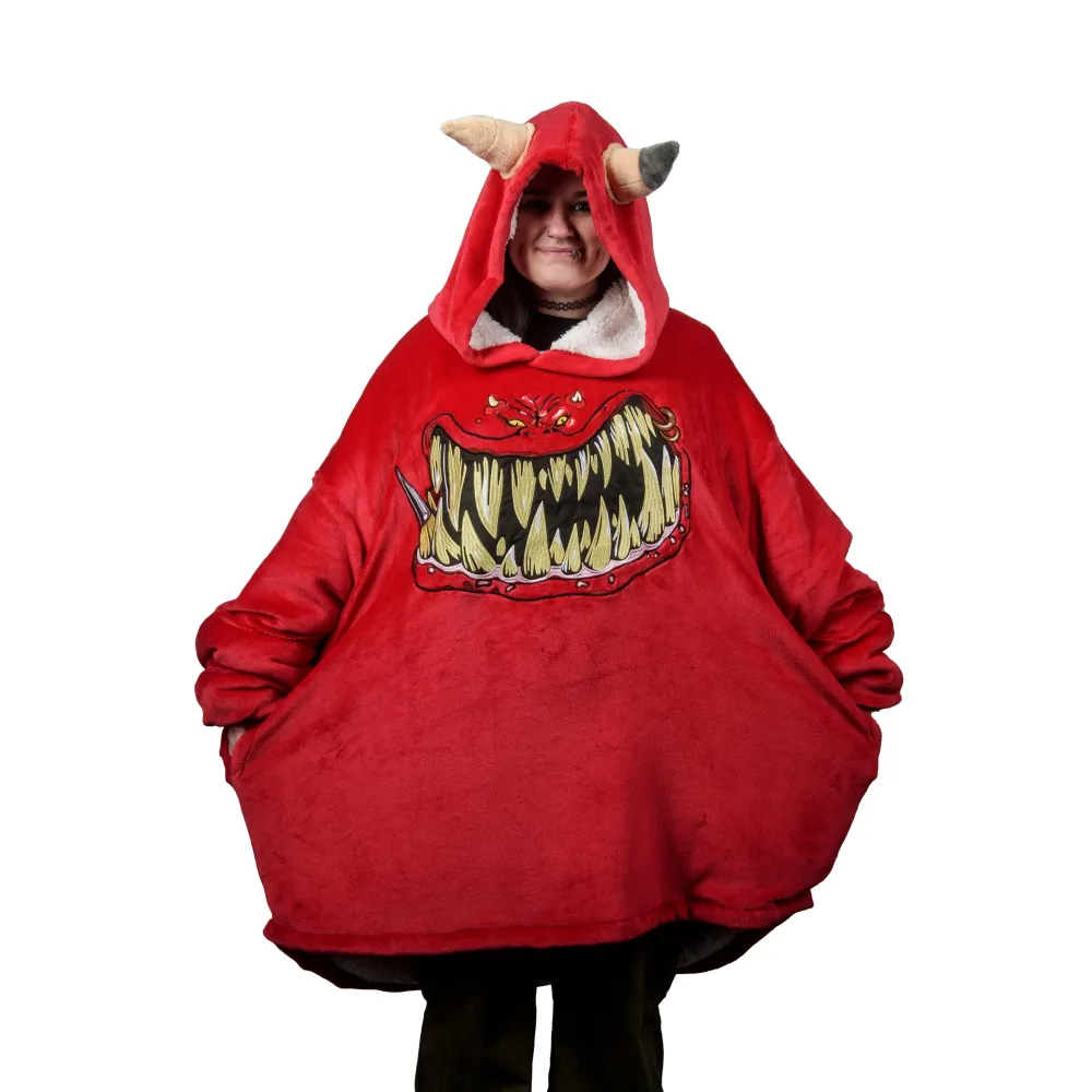 Warhammer 40000 Hoodie Blanket: Red Squig