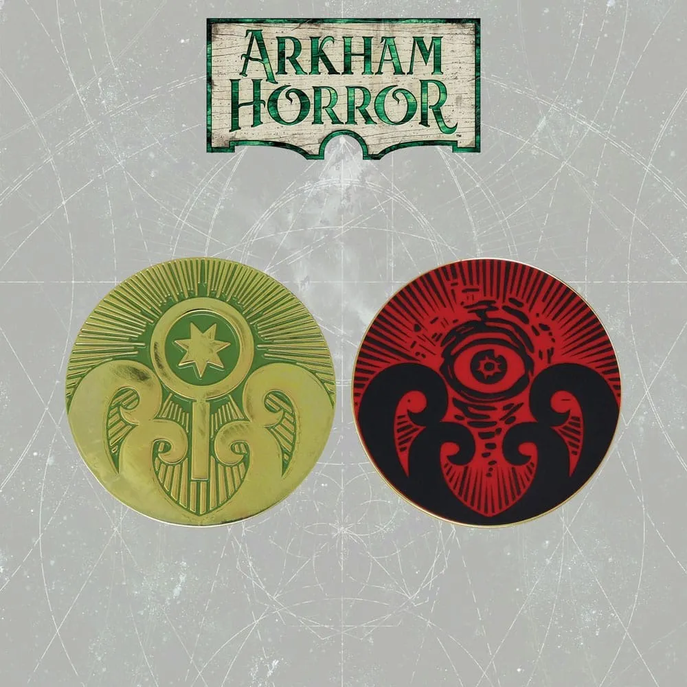 Arkham Horror Collector's Coin - Clues & Doom