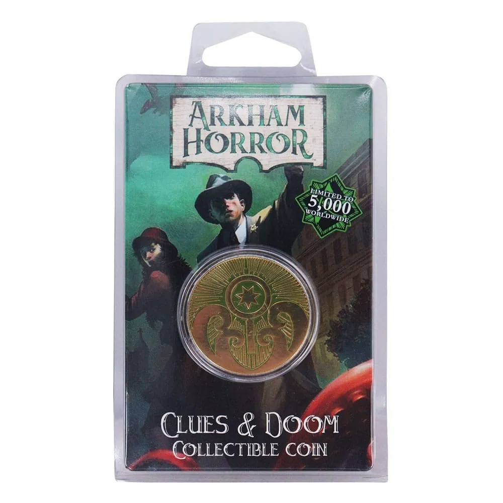 Arkham Horror Collector's Coin - Clues & Doom