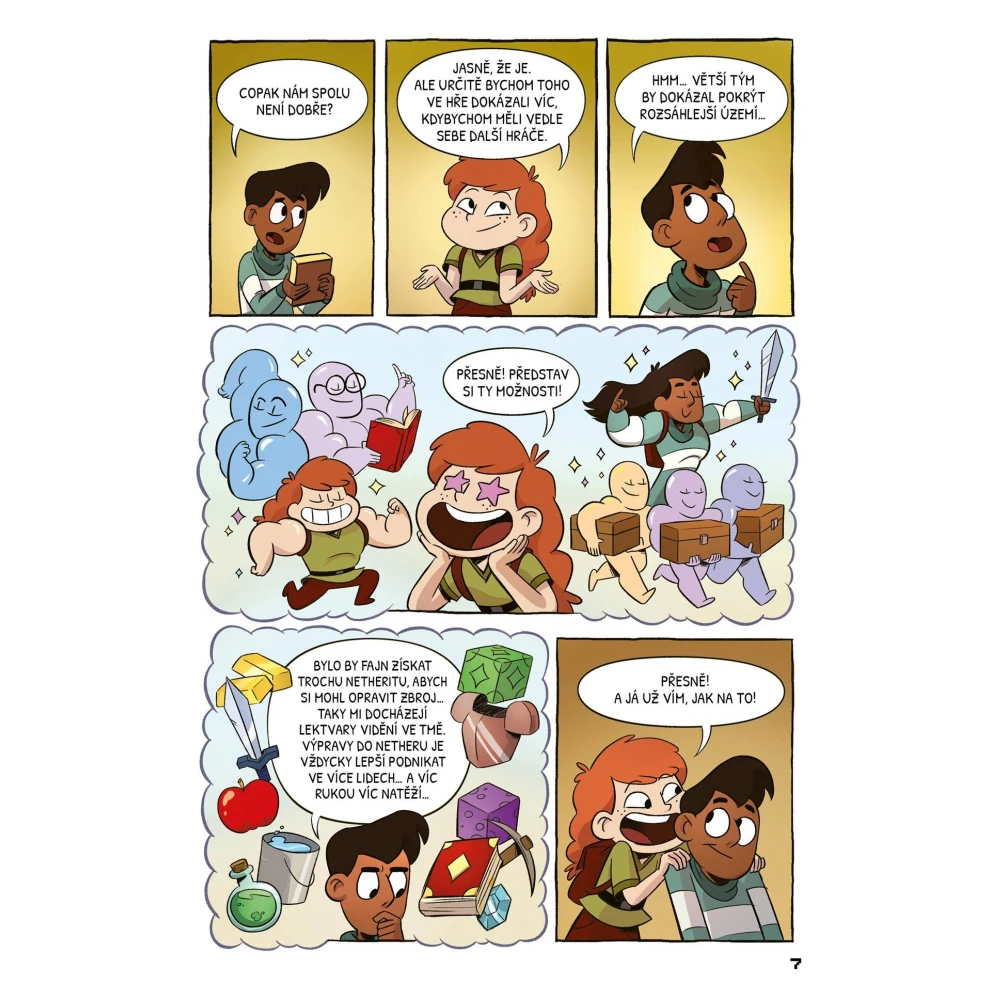 Minecraft komiks: Otevřený svět - Pekelné zkoušky