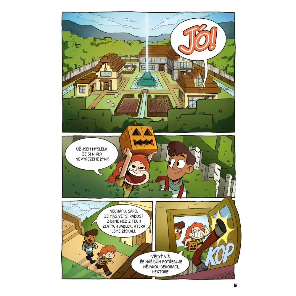 Minecraft komiks: Otevřený svět - Pekelné zkoušky