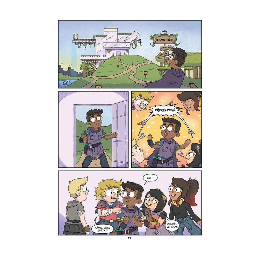 Minecraft komiks: První kniha příběhů
