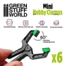 Mini hobby clamps, 6 pcs