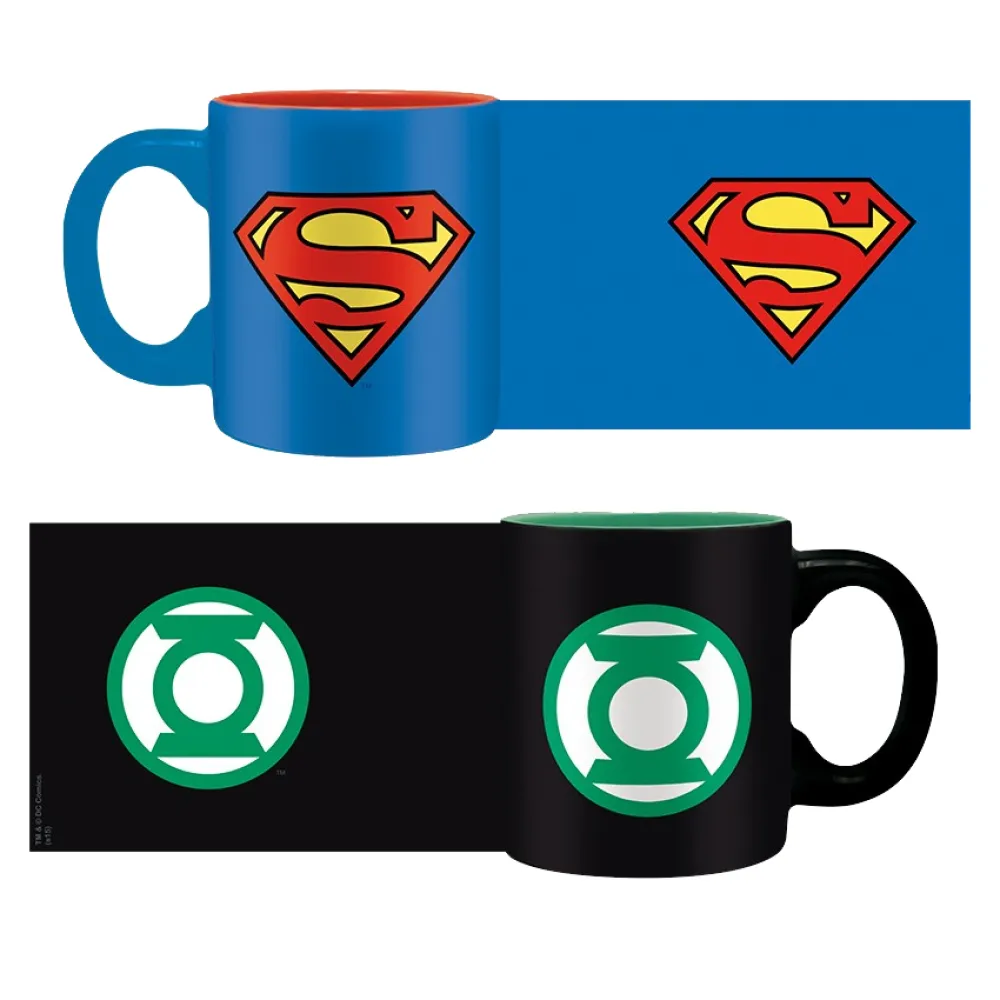Mini hrnky Superman a Green Lantern