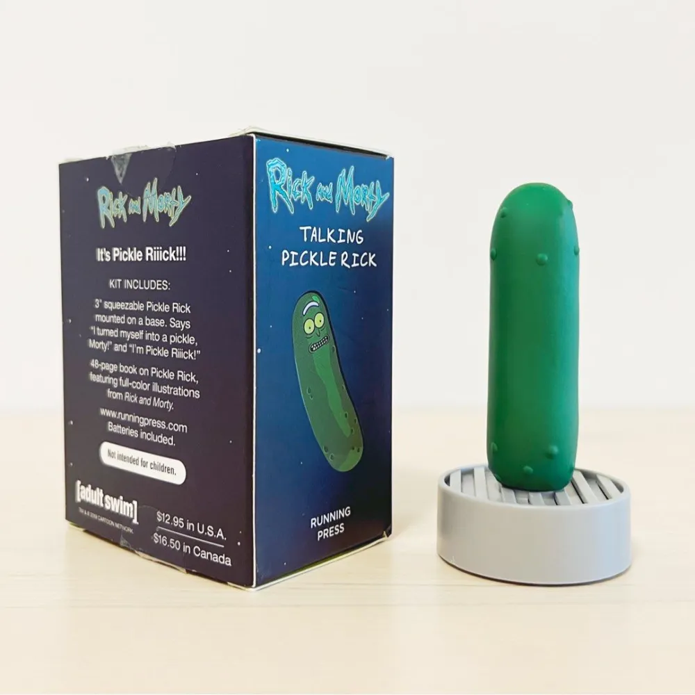 Rick and Morty Miniature - Talking Pickle Rick