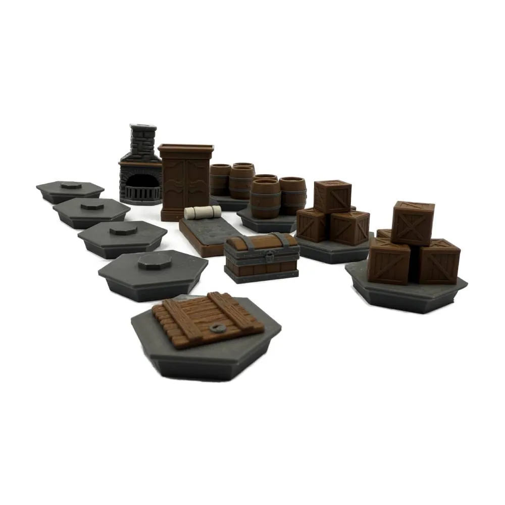 Modulares Schlachtfeld Hexagon & Dungeons: Jagdhütte