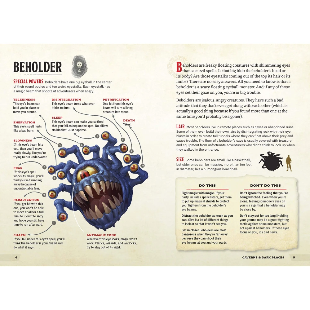 Dungeons & Dragons: Monsters and Creatures - A Young Adventurer’s Guides