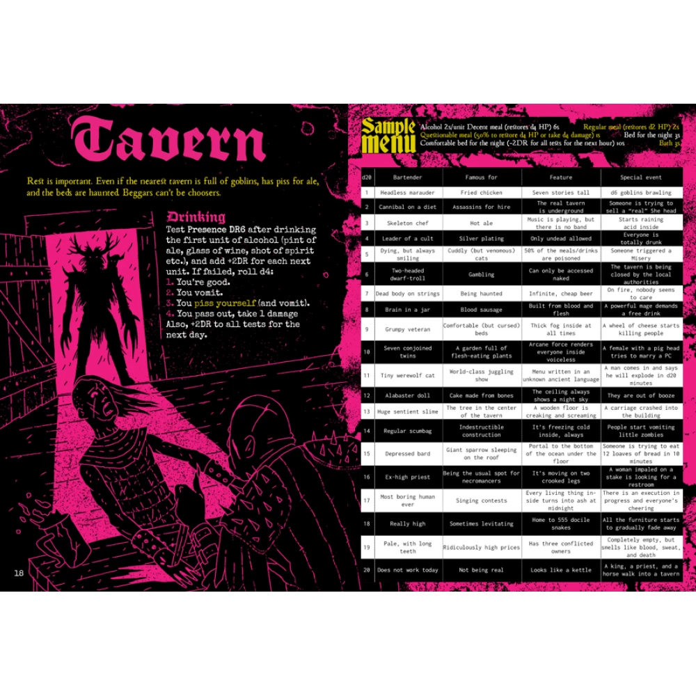 Mörk Borg: Heretic's Guide to Dying Lands