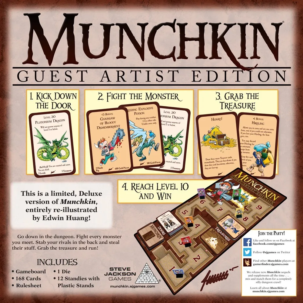 Munchkin: Guest Artist Edition - Edwin Huang