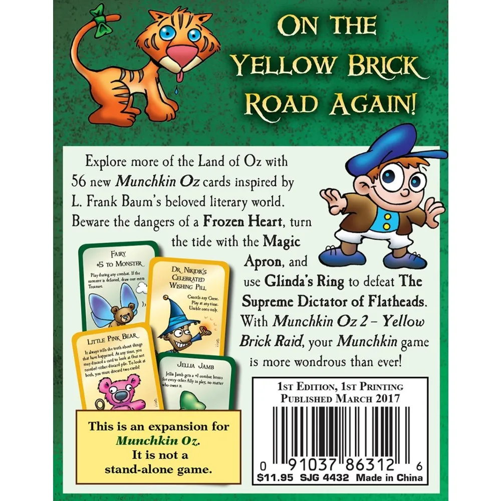 Munchkin Oz 2: Yellow Brick Raid