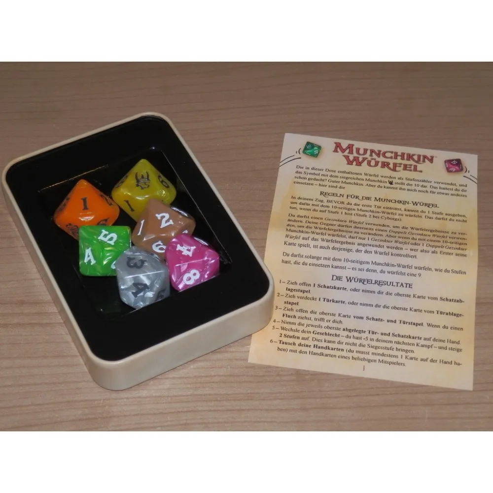 Munchkin Dice (metal tin)