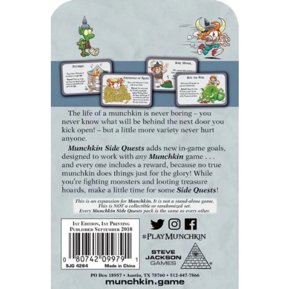 Munchkin: Side Quests