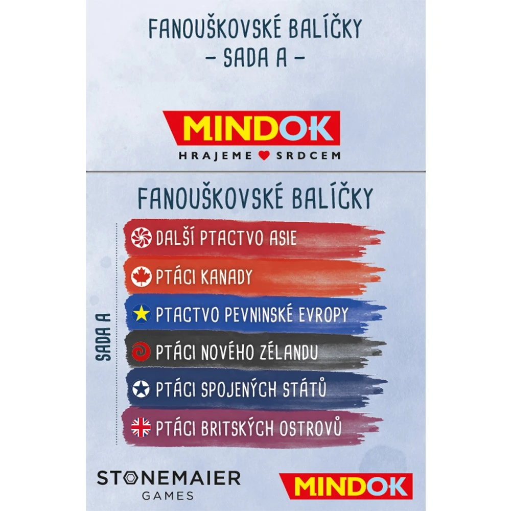 Na křídlech: Fanouškovské balíčky - sada A