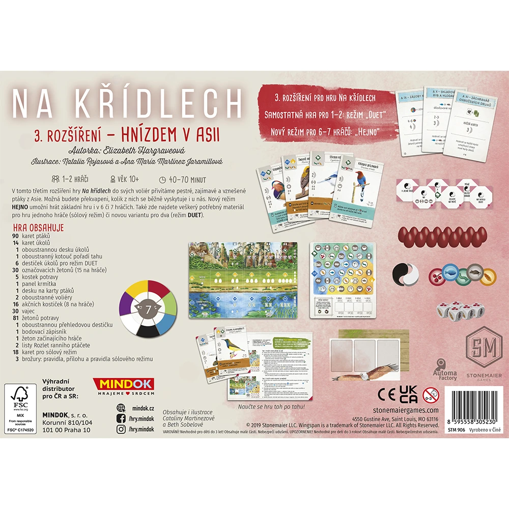 Na křídlech: Rozšíření 3 - Hnízdem v Asii