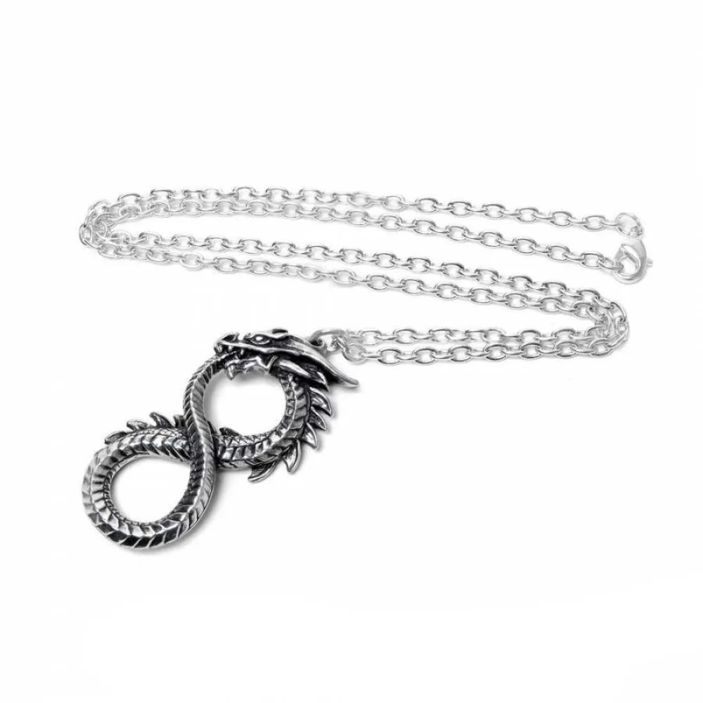 Infinity Dragon Necklace