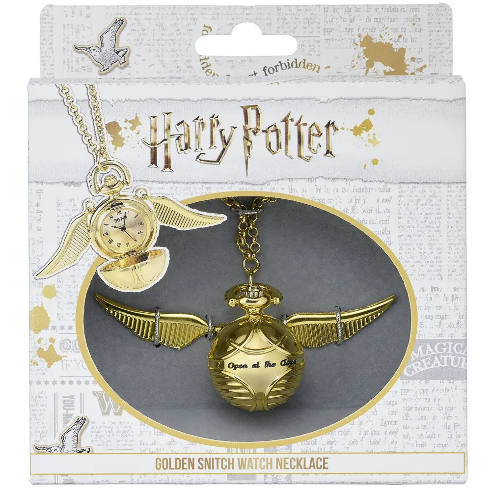 Harry Potter Golden Snitch Watch Necklace