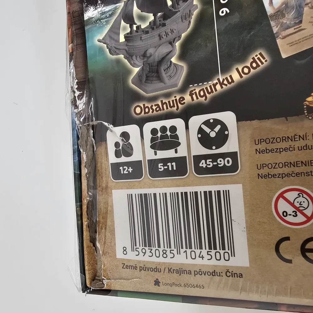 Nakrmte Krakena - poškozený obal