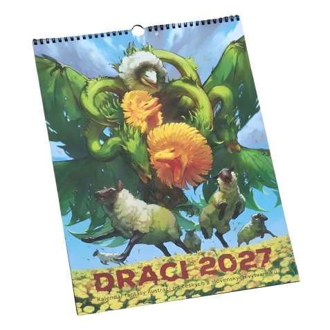 Wall Dragon Calendar: Dragons 2027