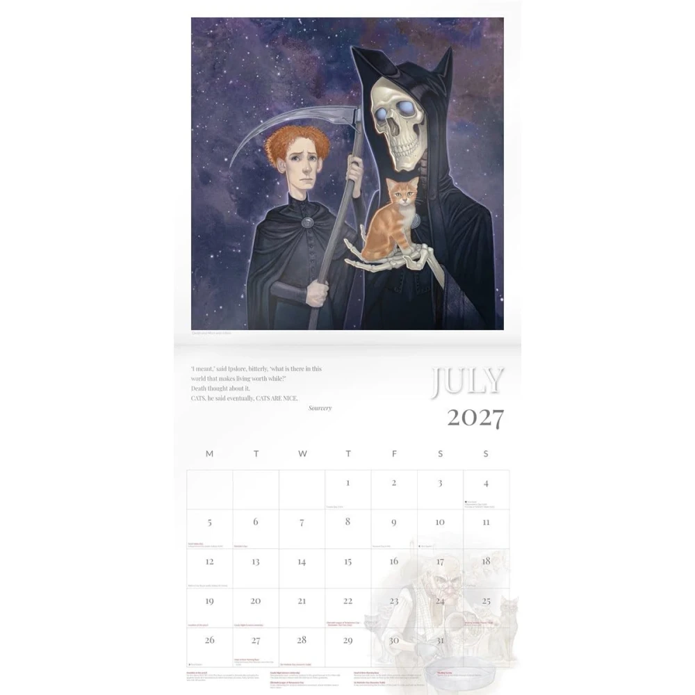 Nástěnný kalendář Terry Pratchett's Discworld 2027: Collector's Edition