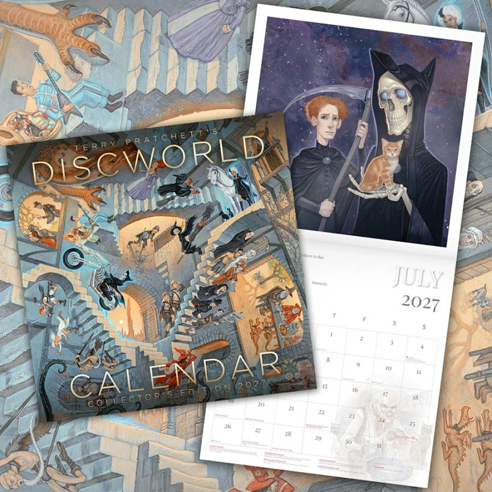 Nástěnný kalendář Terry Pratchett's Discworld 2027: Collector's Edition