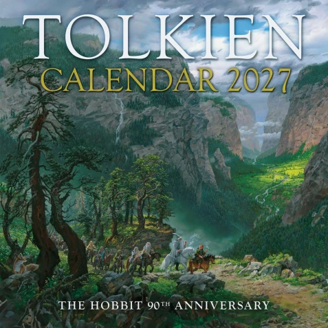 Nástěnný kalendář Tolkien 2027: The Hobbit 90th Anniversary