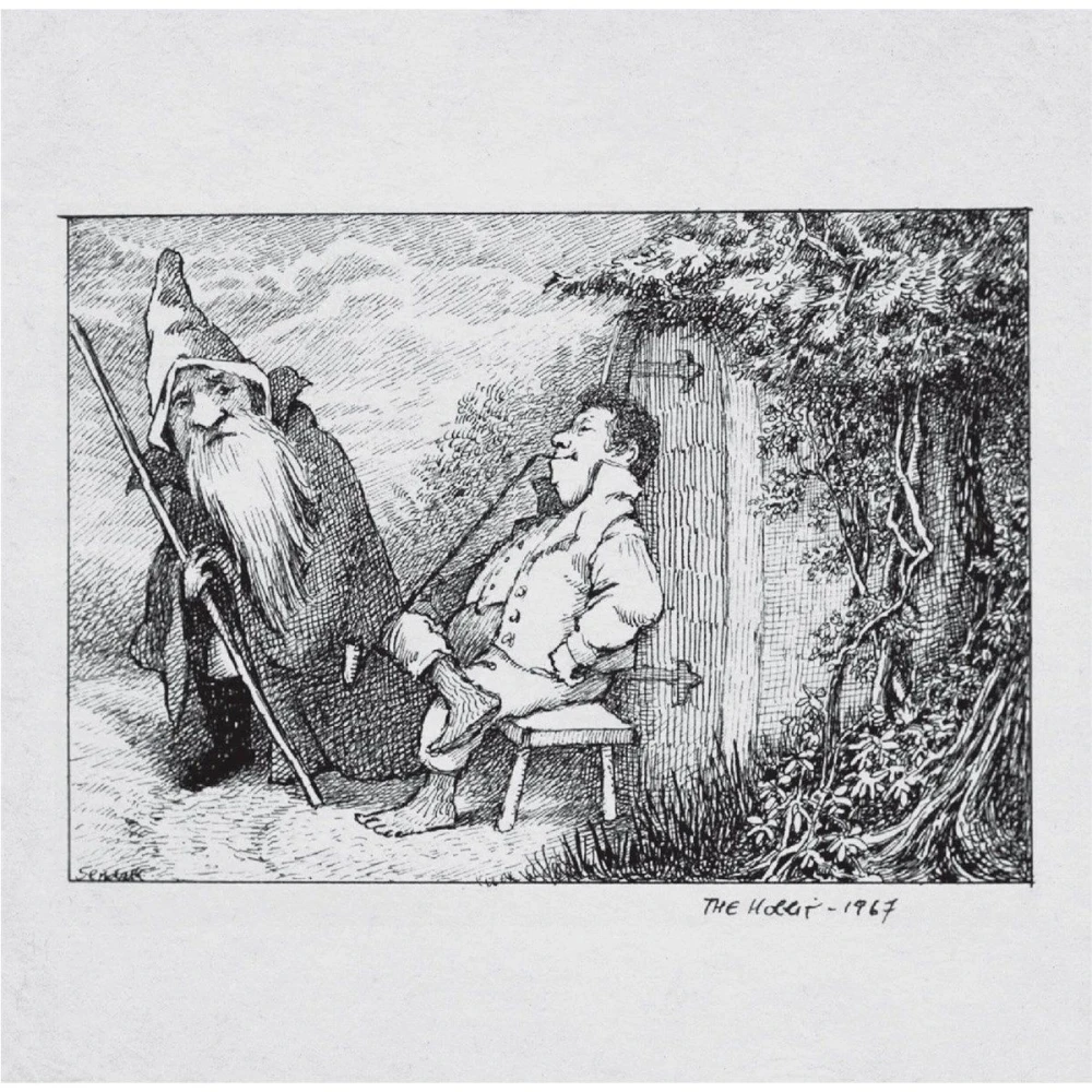 Nástenný kalendár Tolkien 2027: The Hobbit 90th Anniversary