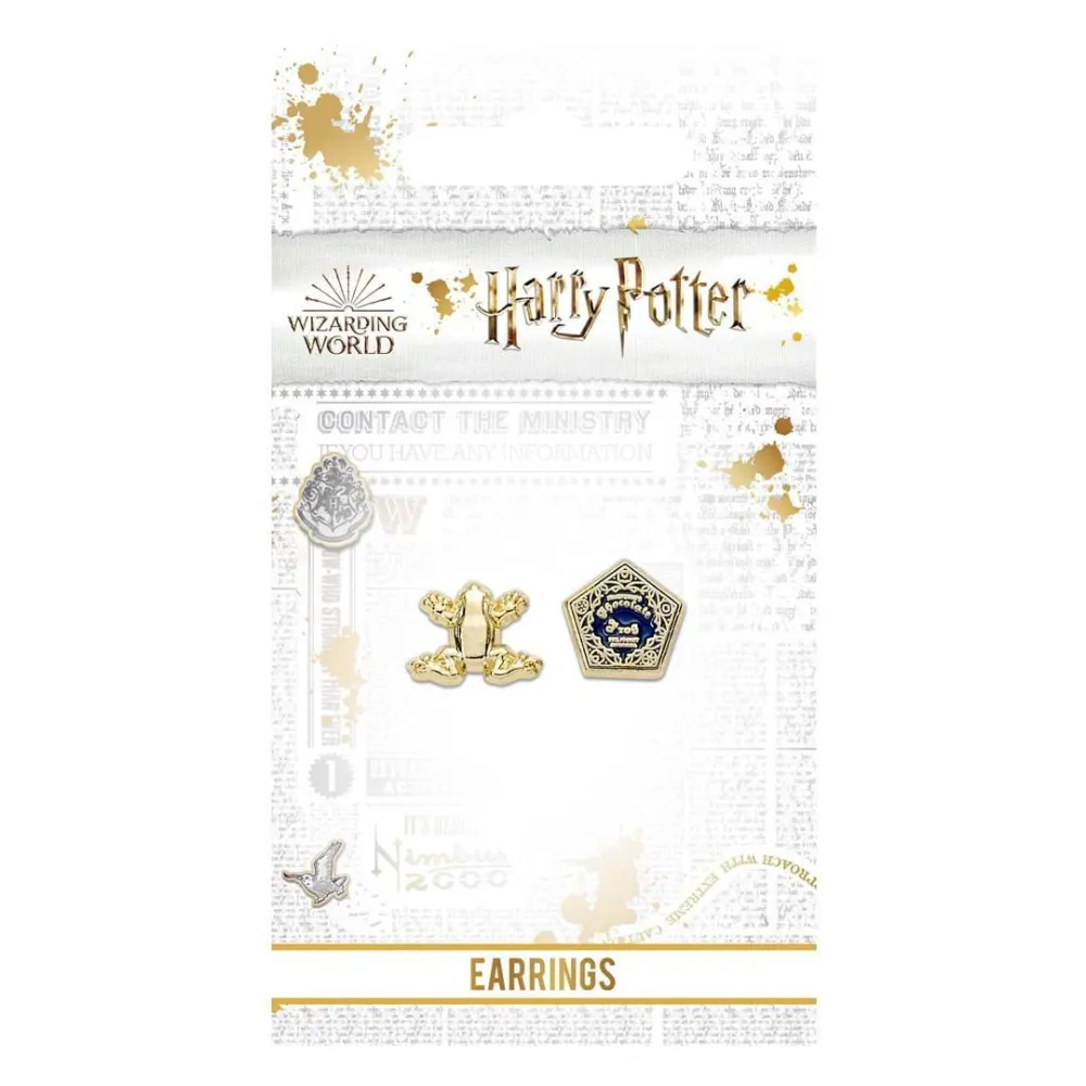 Harry Potter Ohrringe - Schoko-Frosch, Stecker