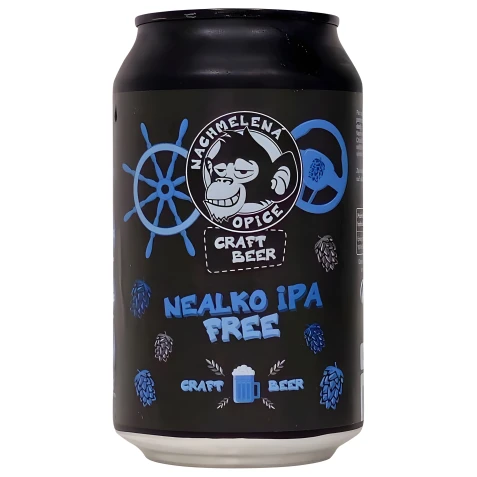 Nealko pivo Nachmelená Opice IPA Free 0,33l