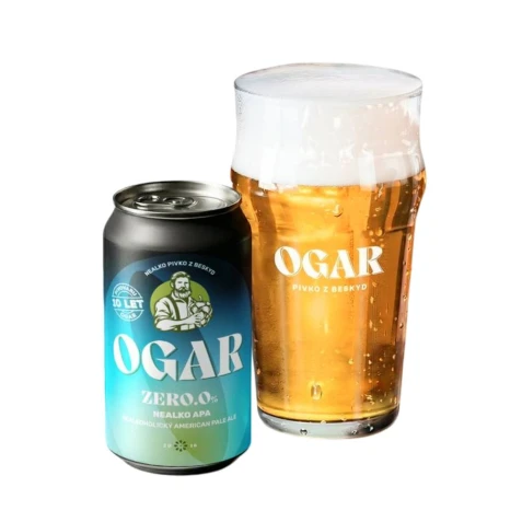 Nealko pivo Ogar ZERO APA 0,33 l