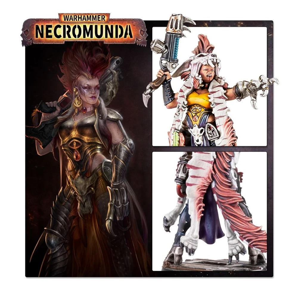 Necromunda: Escher Gang Matriarchs & Phyrr Cats
