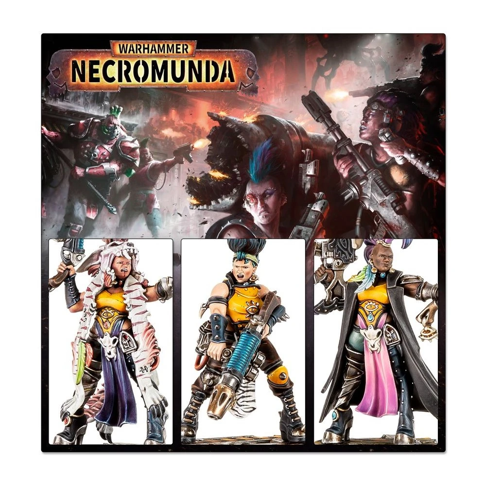 Necromunda: Escher Gang Matriarchs & Phyrr Cats