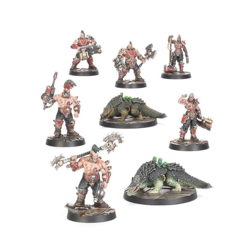 Necromunda: Goliath Forge Bosses & Sumpkrocs