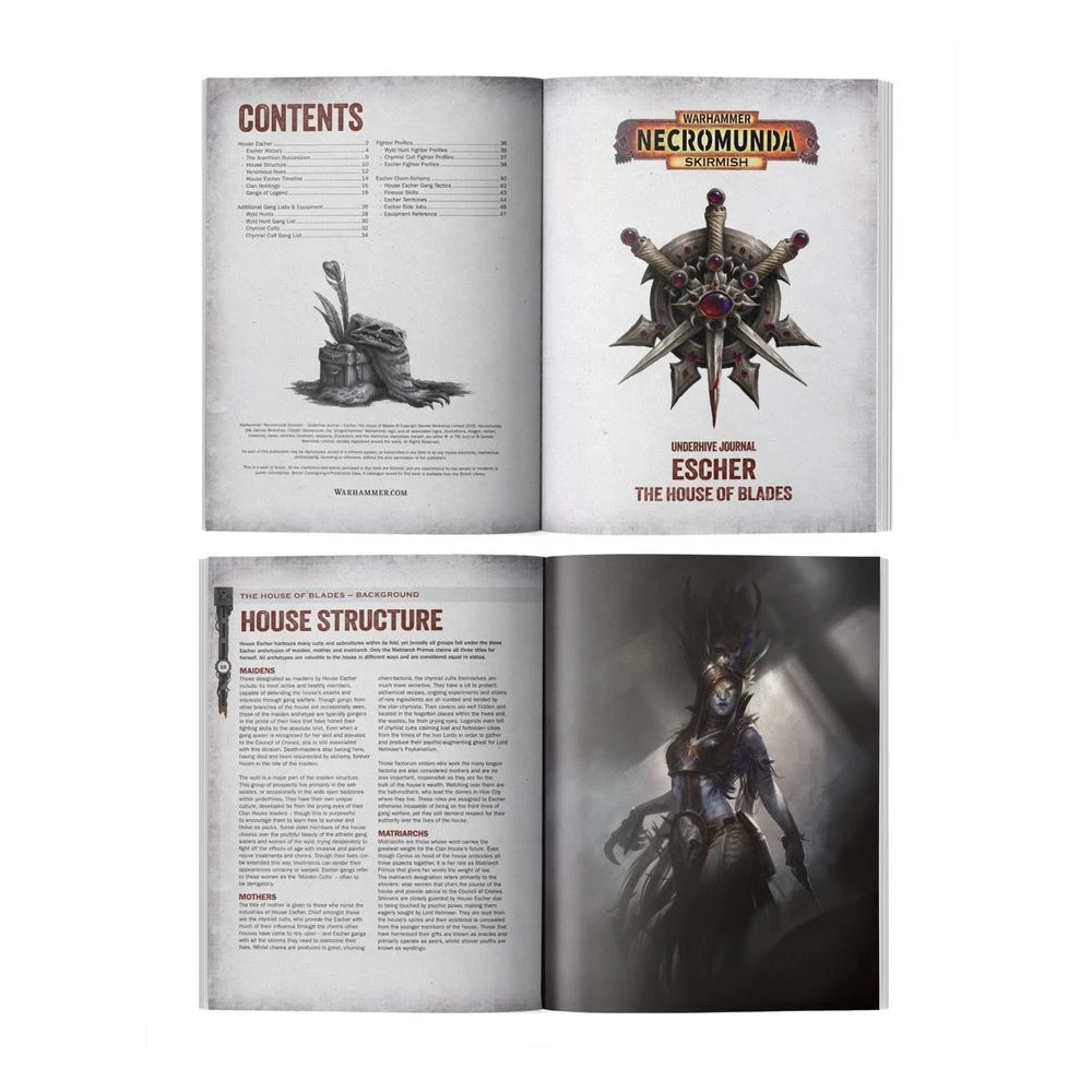 Necromunda: Underhive Journal - Escher The House of Blades