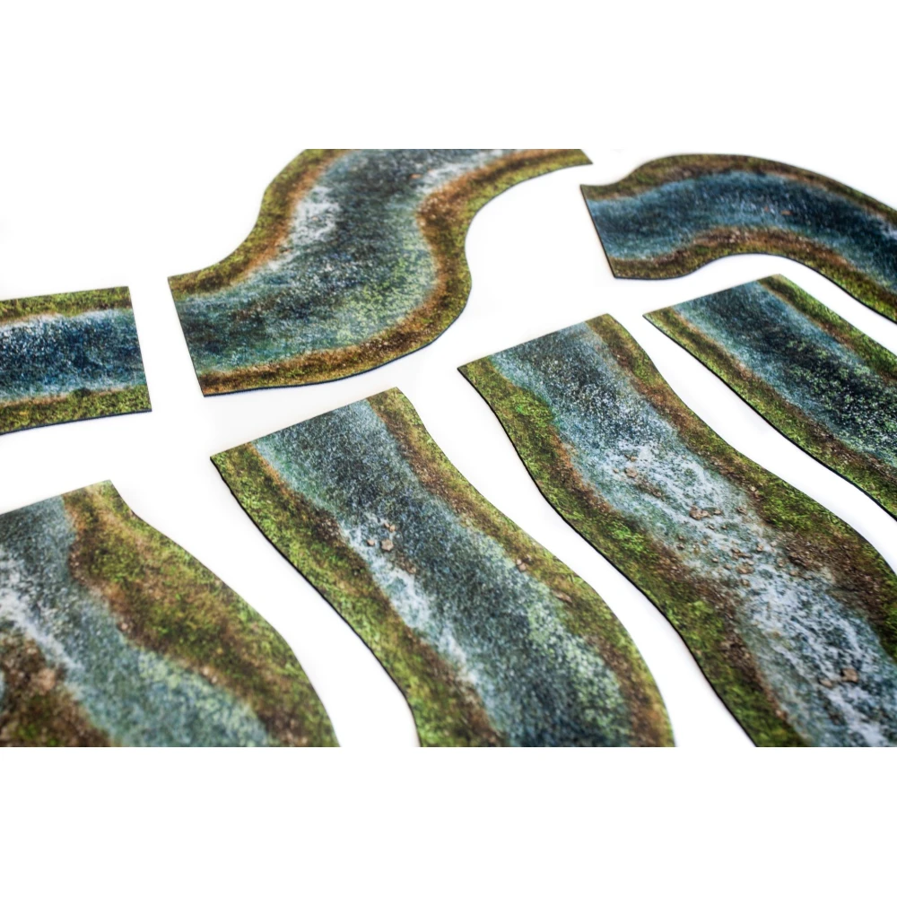 Neoprene 2D terrain set - Rivers: Spring